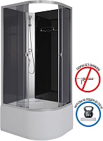 Niagara Душевая кабина Eco E90/80/40L/TN/BK